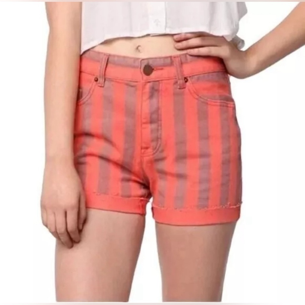 Urban Outfitters BDG High Rise Striped Shorts, size 27 waist